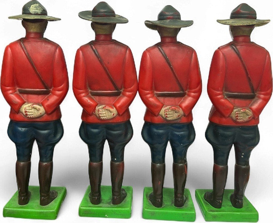 Royal Canadian set of 4 Mountie mounted police toy figures
