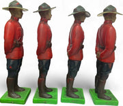 Royal Canadian set of 4 Mountie mounted police toy figures