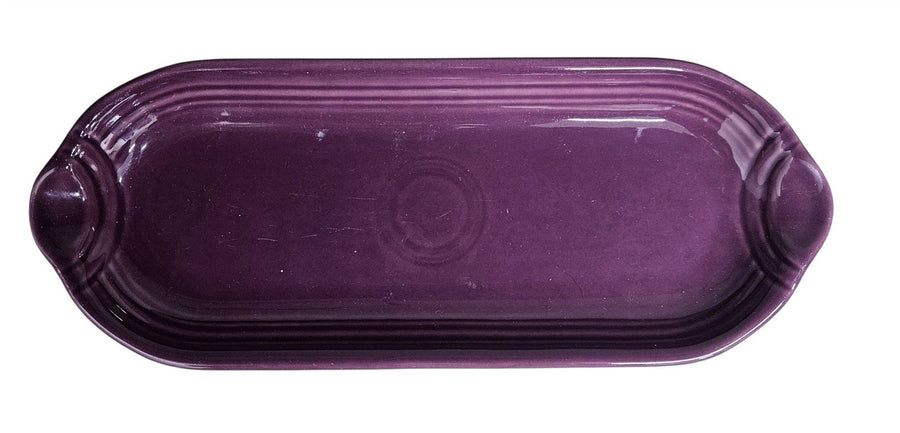 Fiesta - Heather Purple Relish Tray Dish Homer Laughlin Ceramic Dish Kitchenware