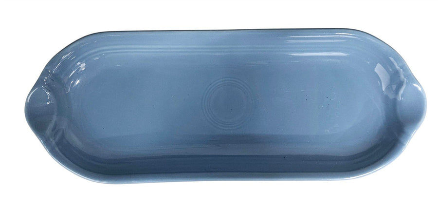 Fiesta - Periwinkle Blue Relish Tray Dish Homer Laughlin Ceramic Dish Kitchenware