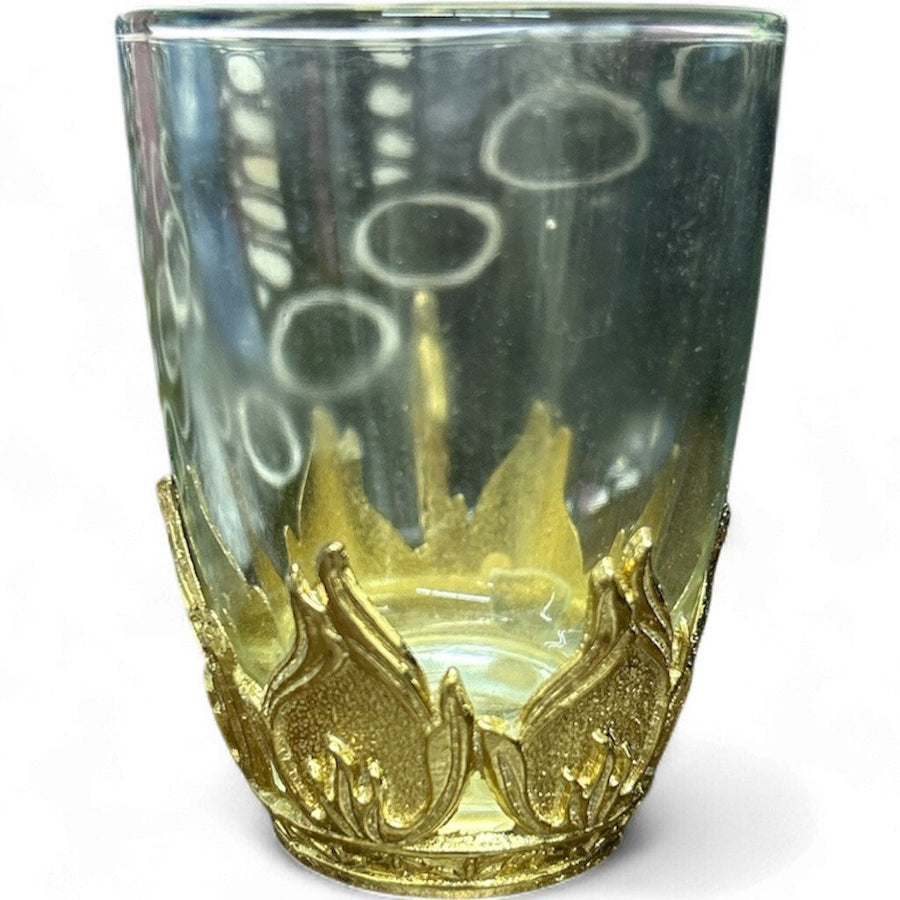 Cawa Turkish Arabian elegant glass tea cups set of 9