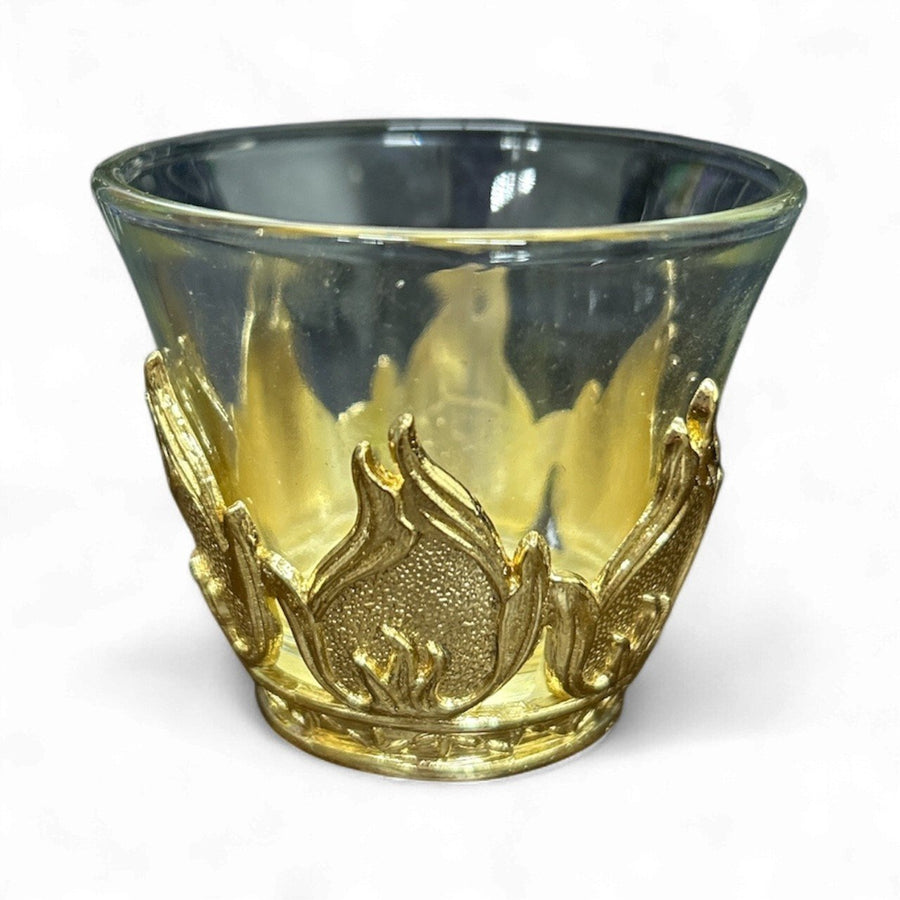 Cawa Turkish Arabian elegant glass tea cups set of 9