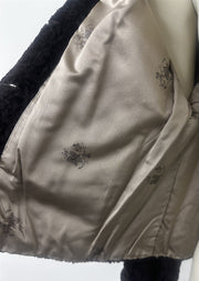 1950's Vintage McKelvey's Tailor Made Genuine Persian Lamb and Mink Pelt Coat