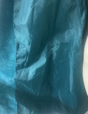 Stephanie Andrews Genuine Vintage Teal Leather Coat