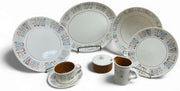 Taylorstone "Monderne" Vintage Atomic Starburst 38 Piece Ironstone Dish Set