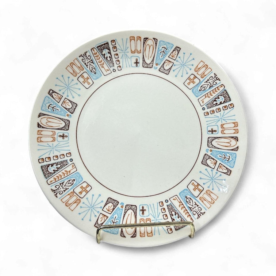 Taylorstone "Monderne" Vintage Atomic Starburst 38 Piece Ironstone Dish Set