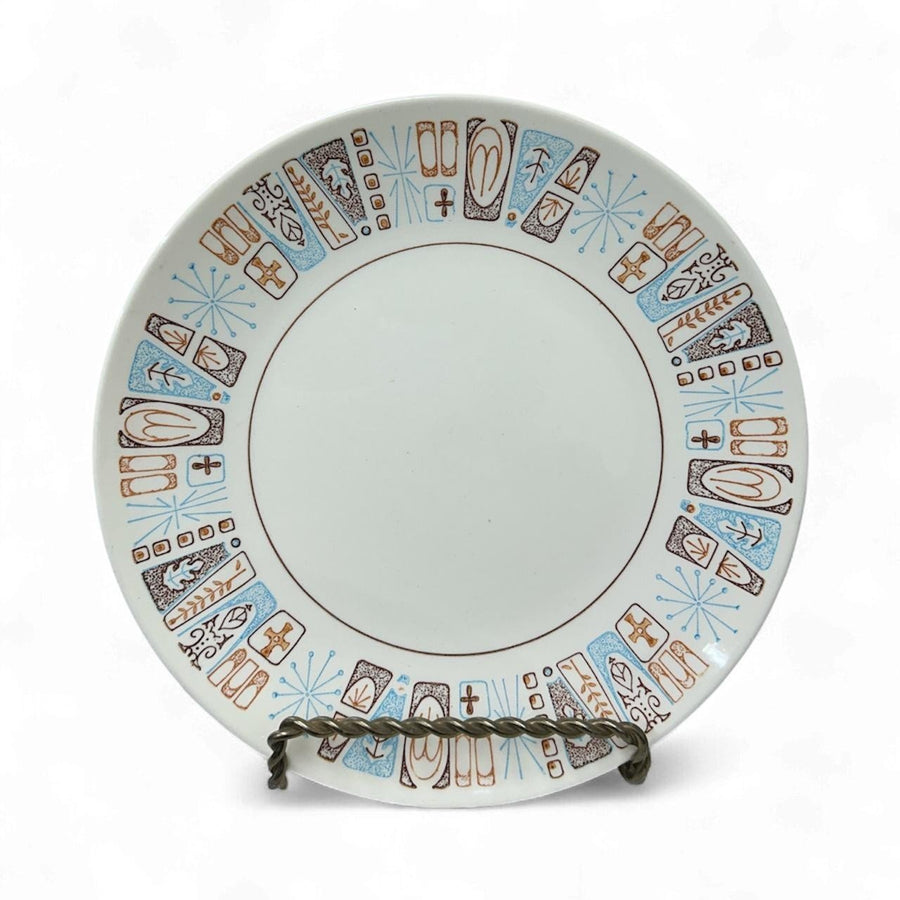 Taylorstone "Monderne" Vintage Atomic Starburst 38 Piece Ironstone Dish Set