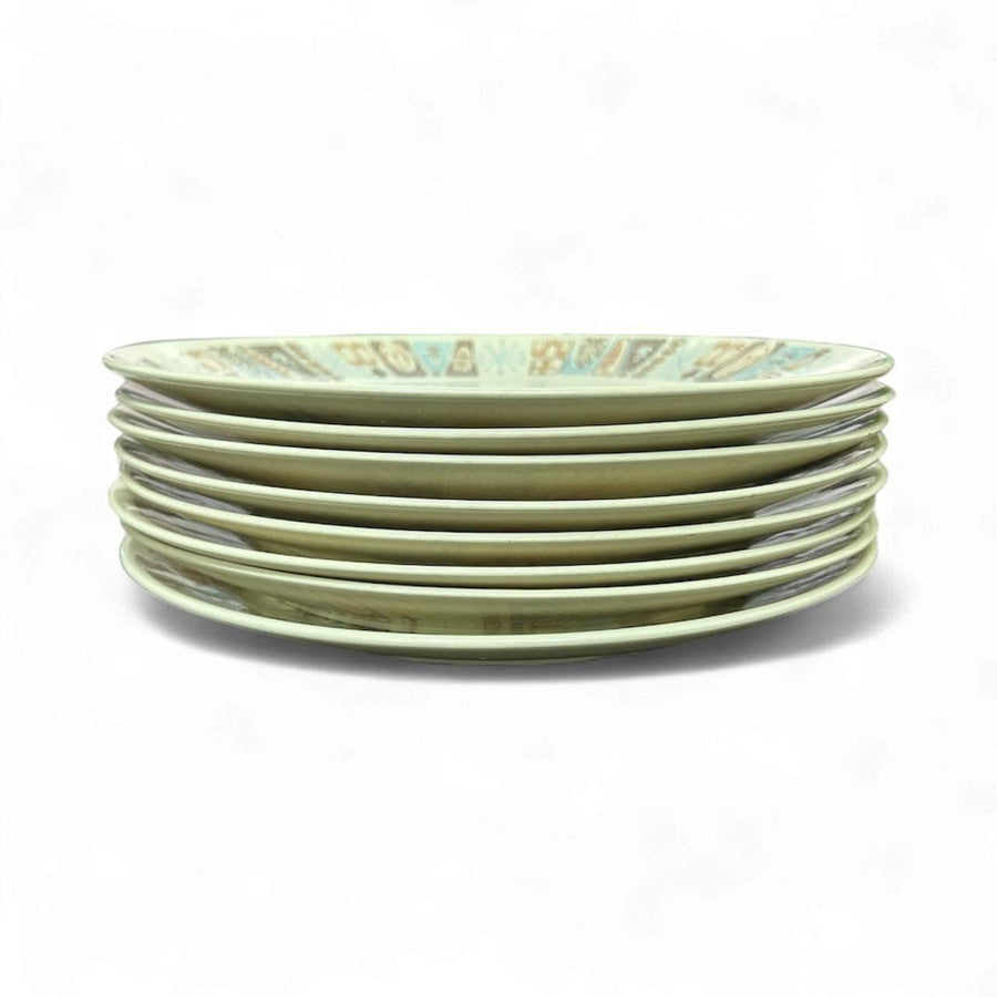 Taylorstone "Monderne" Vintage Atomic Starburst 38 Piece Ironstone Dish Set