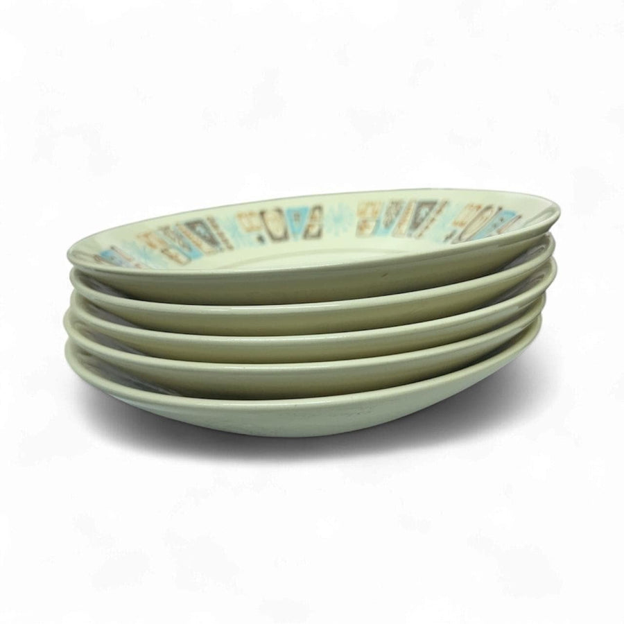 Taylorstone "Monderne" Vintage Atomic Starburst 38 Piece Ironstone Dish Set