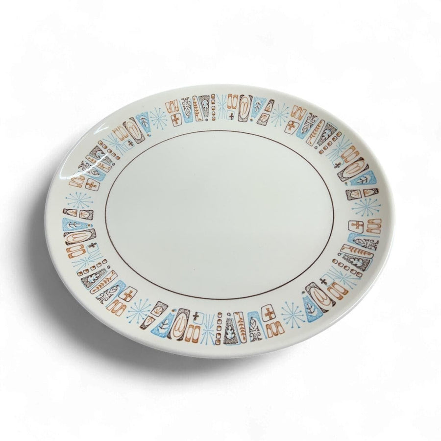 Taylorstone "Monderne" Vintage Atomic Starburst 38 Piece Ironstone Dish Set