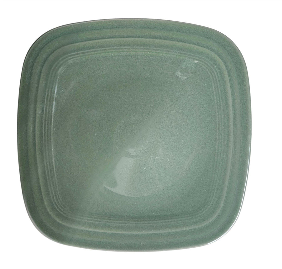 Fiesta - Sage Green Square Dinner Plate Homer Laughlin Ceramic Kitchenware
