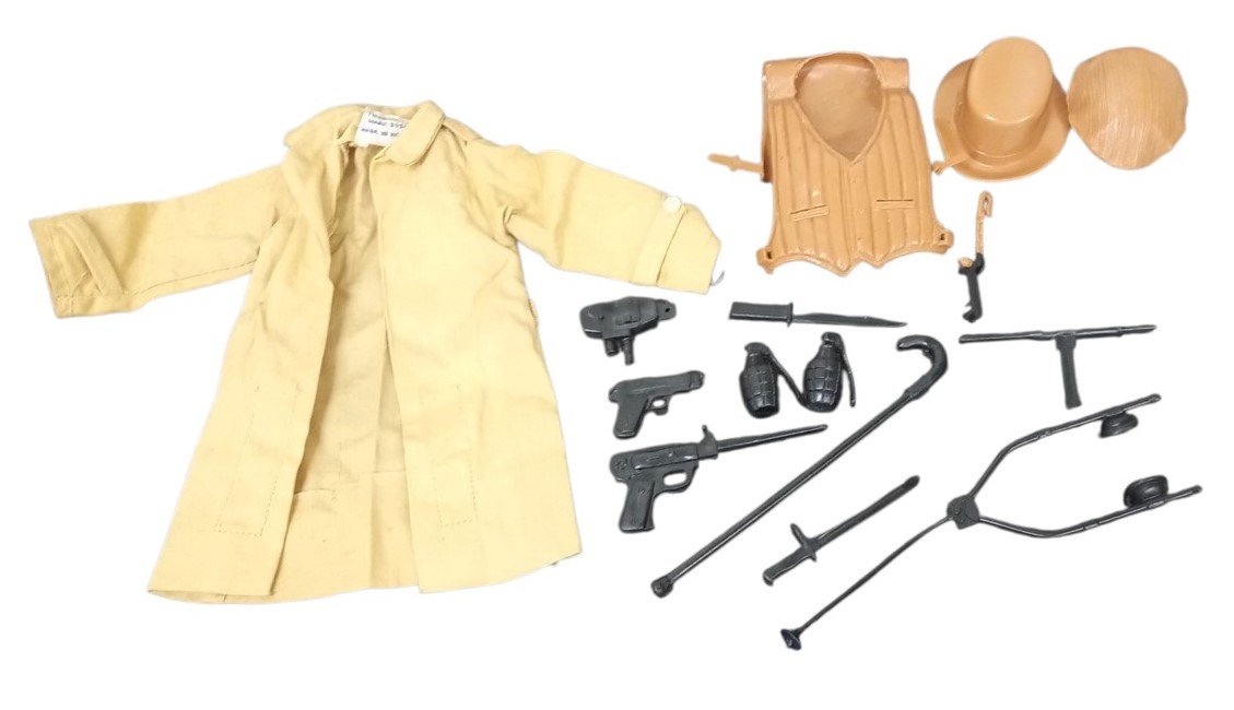 Marx Double Agent Mike Hazard Toy W/Accessories Vintage Retro Collectible Toy