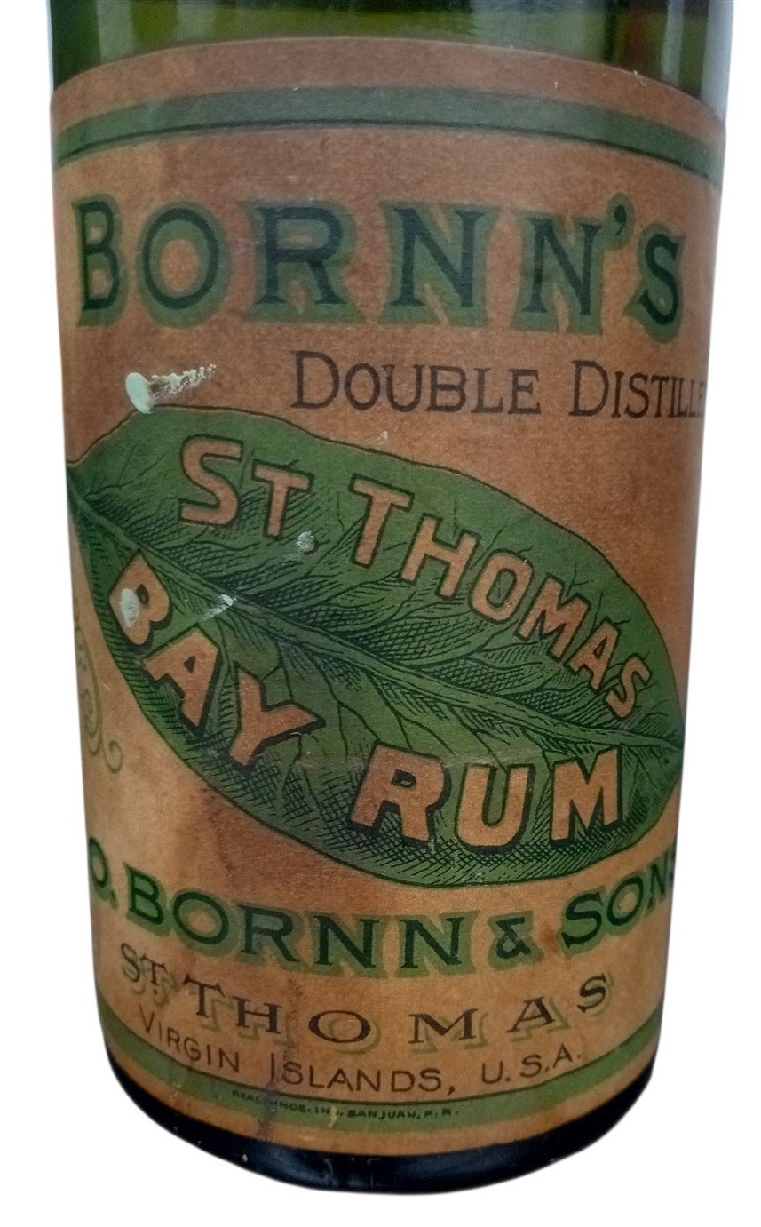 Bottle St.Thomas Bay Rum Sealed Vintage Antique Collectible Nostalgic