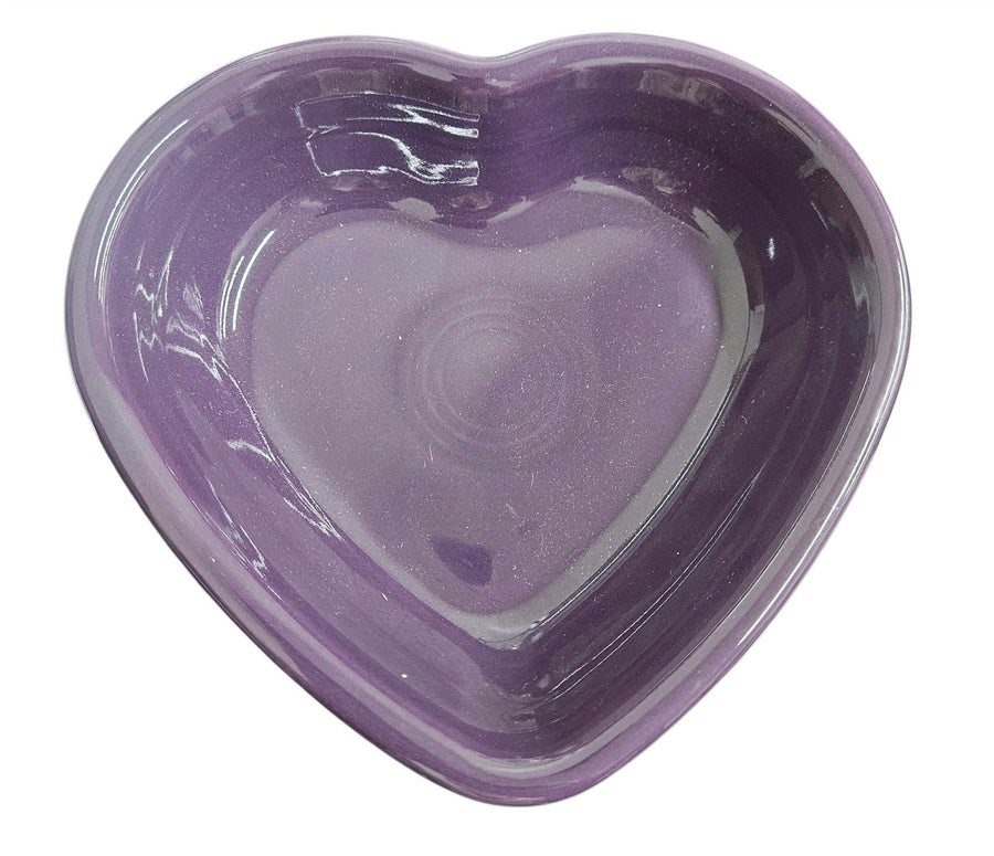 Fiesta - Mulberry Purple Small Heart Bowl Homer Laughlin Ceramic Dish