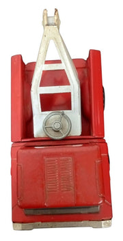 Pressed Steel Buddy L Red Tow Truck Toy 1970s Vintage Collectible Nostalgic