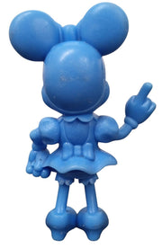 Marx Disney Minnie Mouse & Peter Pan 6" Blue Figures Vintage Collectible 1970s