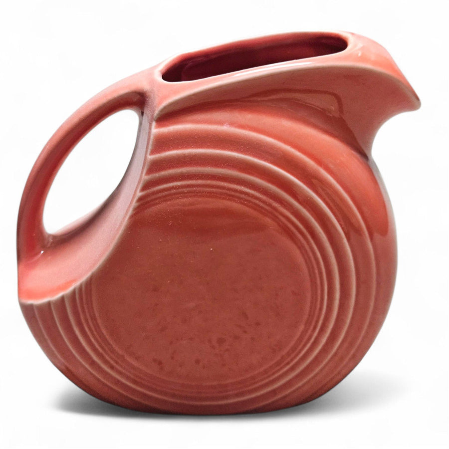 Fiesta - Persimmon Orange Small Disk Juice Pitcher Homer Laughlin Kitchenware