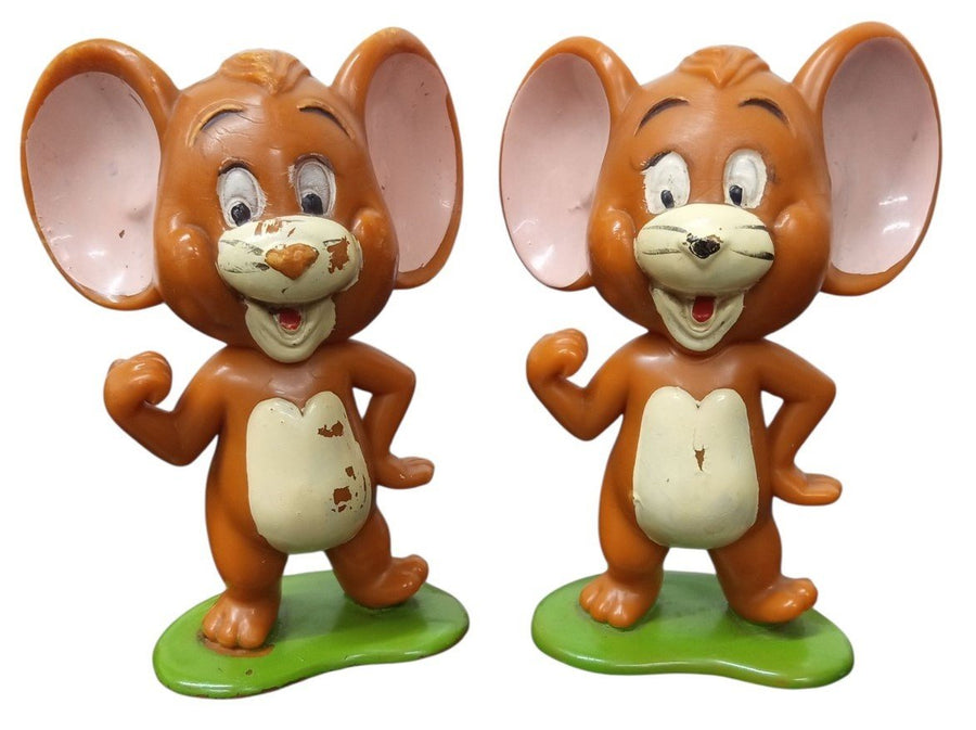 Marx Jerry Of Tom & Jerry Figures 4.5" Set Of 2 Vintage Collectible Toys