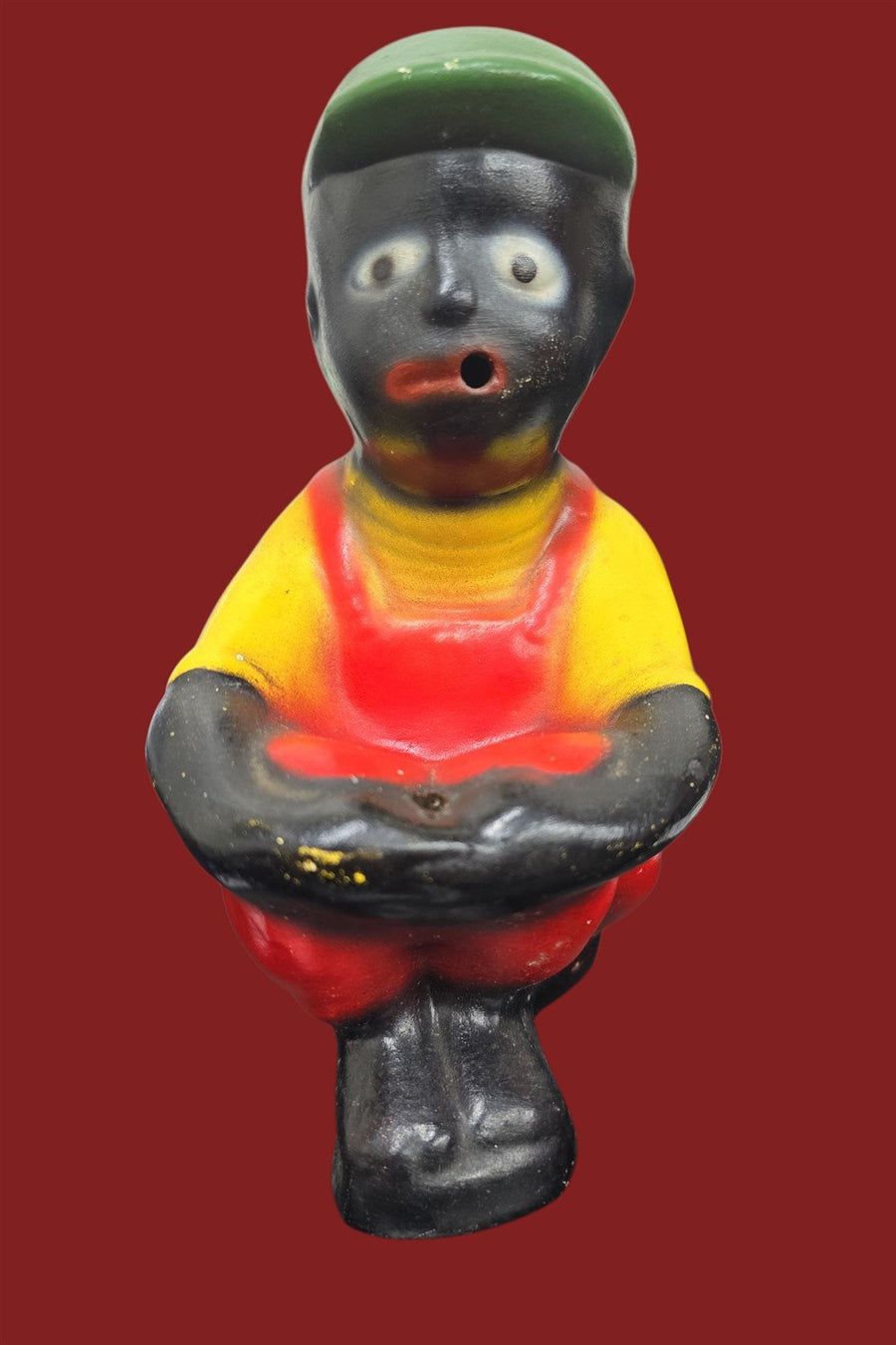 black American vintage ceramic statue