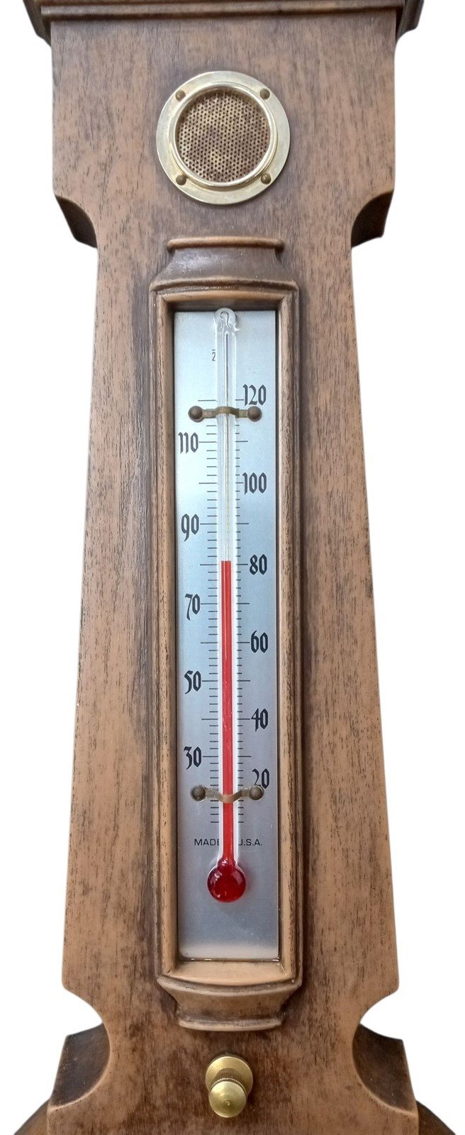 Springfield Barometer Weather Station 23" Collectible Decorative Untested