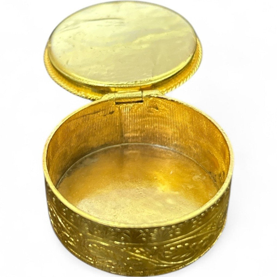 Ring Trinket Limoges "Fragonard" Porcelain French Victorian Box