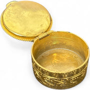 Trinket Ring "Lovers" Limoges Victorian Gold French Box