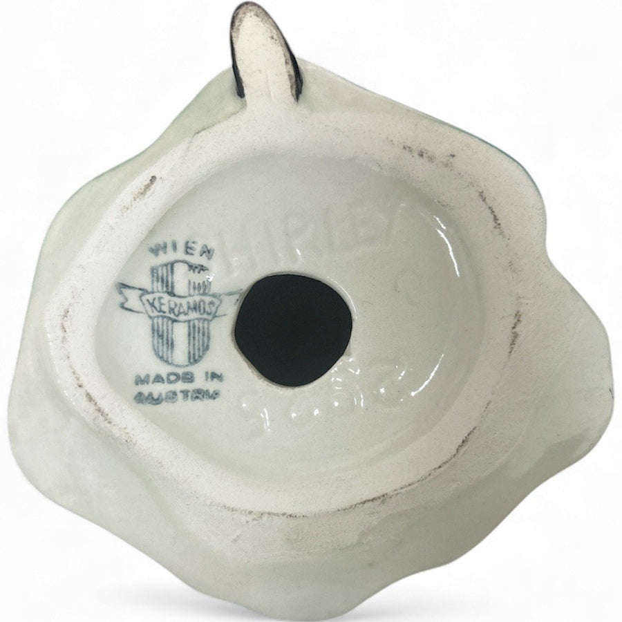 Hand Painted Wein Keramos Shirley Woman with Flowers Figurine