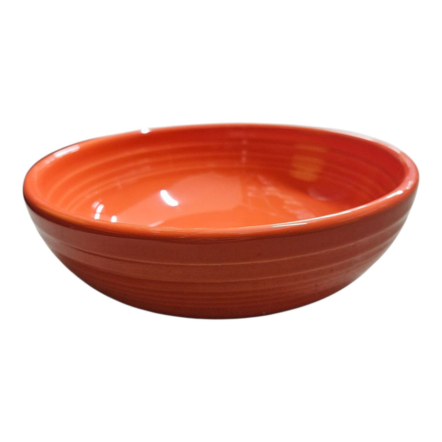Fiesta - Poppy Orange Medium Bistro Bowl Ceramic Homer Laughlin Kitchenware HLC