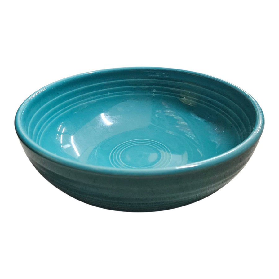Fiesta - Turquoise Blue Medium Bistro Bowl Ceramic Homer Laughlin Kitchenware HLC