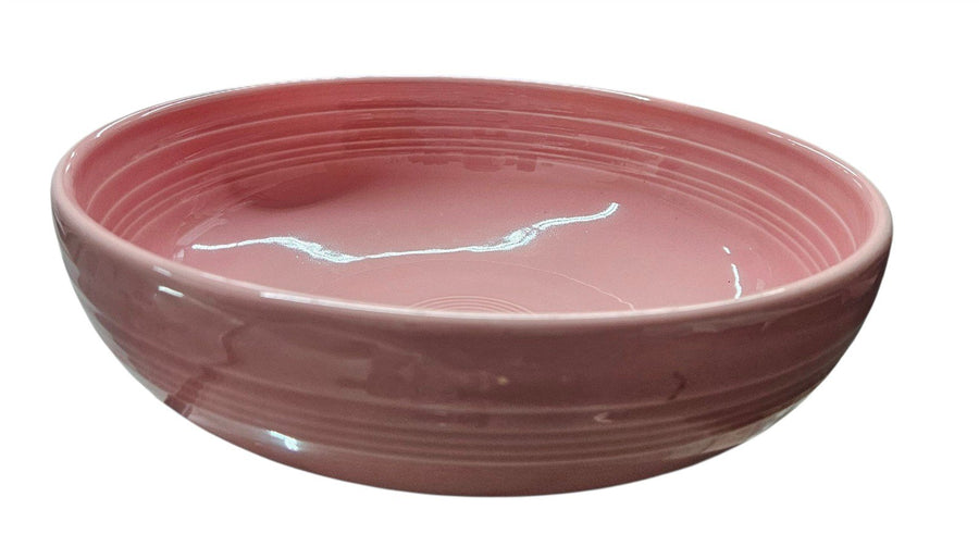 Fiesta - Peony Pink Large Bistro Bowl Homer Laughlin Ceramic Kitchen HLC