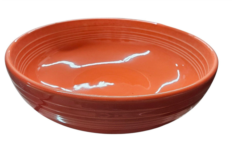 Fiesta - Poppy Orange Large Bistro Bowl Homer Laughlin Ceramic Kitchen