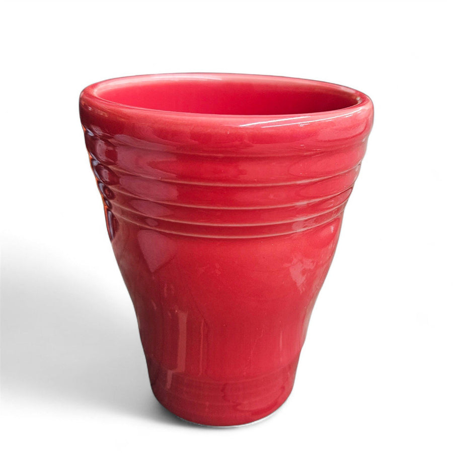 Fiesta - Scarlet Red Bathroom Tumbler HLC Home Decor Ceramic Cup Homer Laughlin
