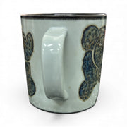 Abstract Fajance Blue and Brown Royal Copenhagen 1971 Annual Mug