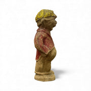 Mexican Clay Pottery Vintage Old Man Figurine
