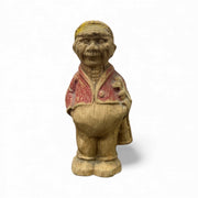 Mexican Clay Pottery Vintage Old Man Figurine
