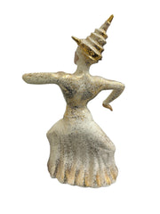 MCM 1940s Yona California Gold Speckled Thai Siamese Dancer Figurines