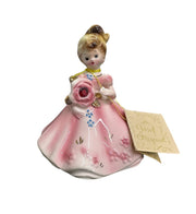 Josef Originals January Garnet Birthstone Girl Figurine