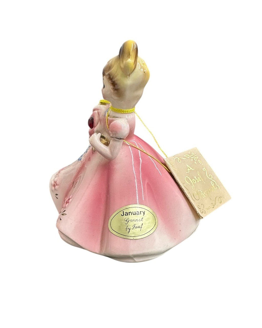 Josef Originals January Garnet Birthstone Girl Figurine