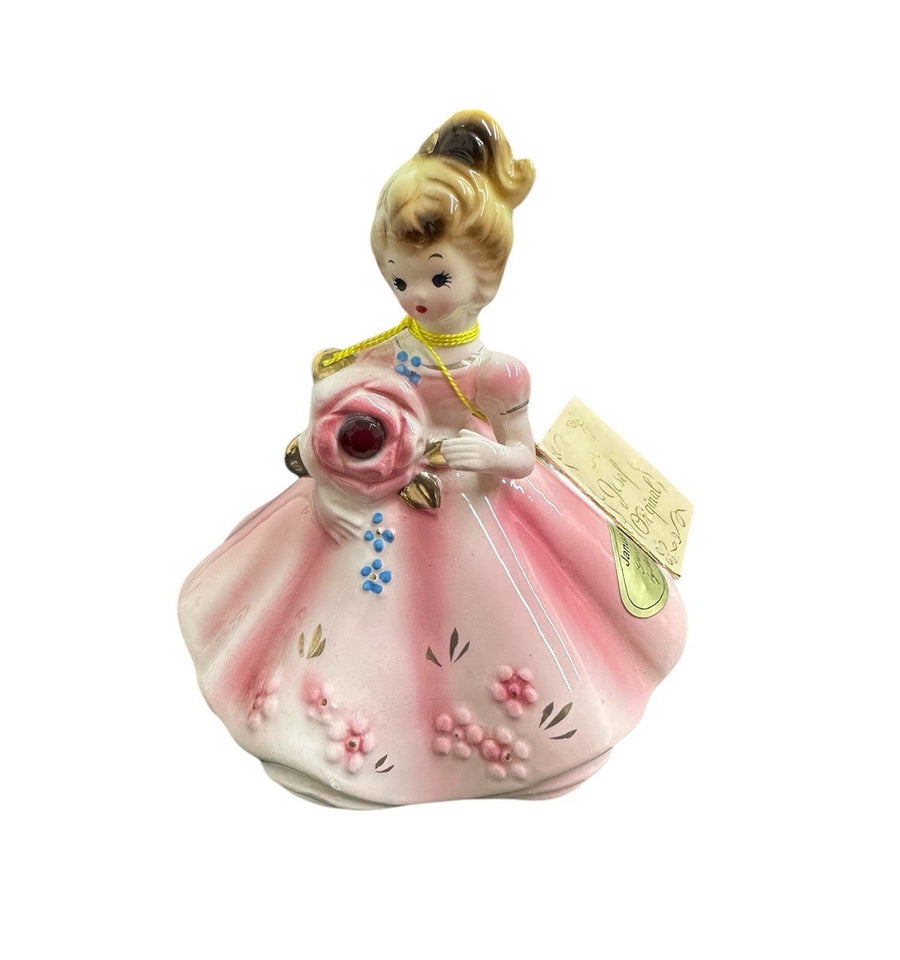 Josef Originals January Garnet Birthstone Girl Figurine