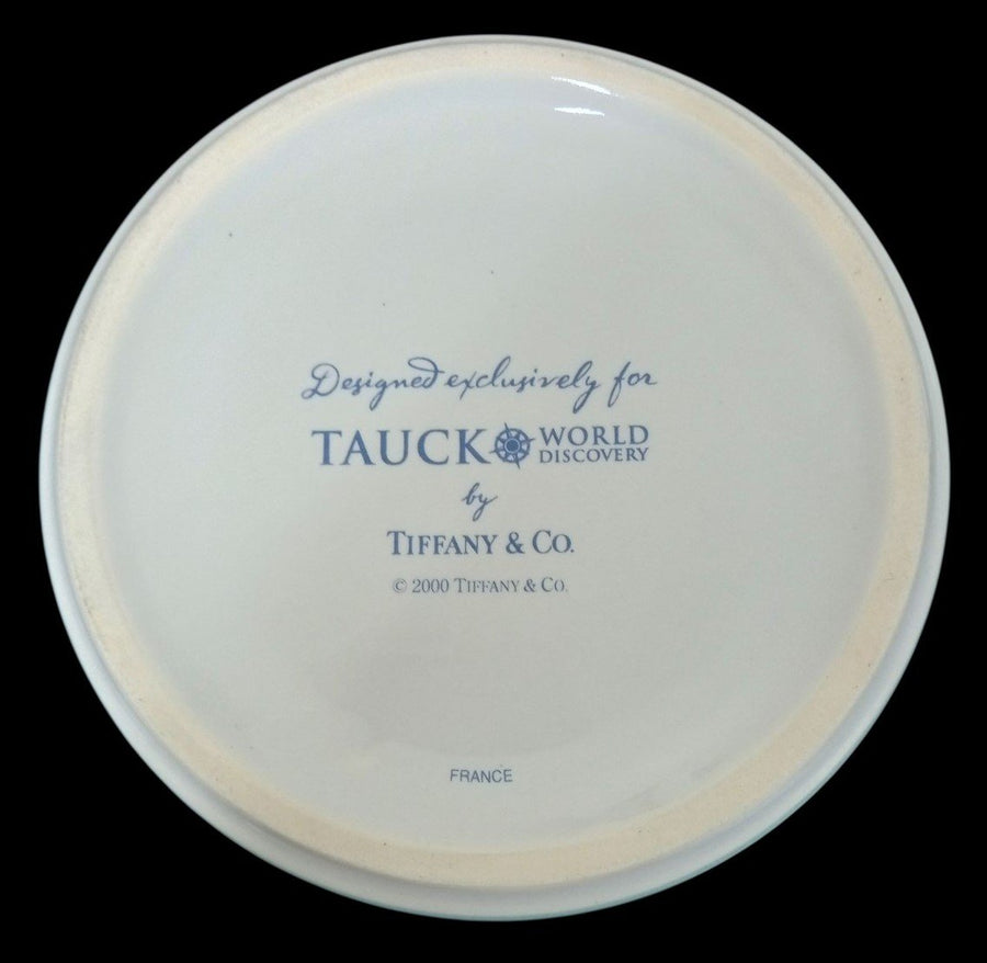 Tiffany & Co Tauck World Discovery Trinket Box/Powder Dish 2000 Retro Nostalgic