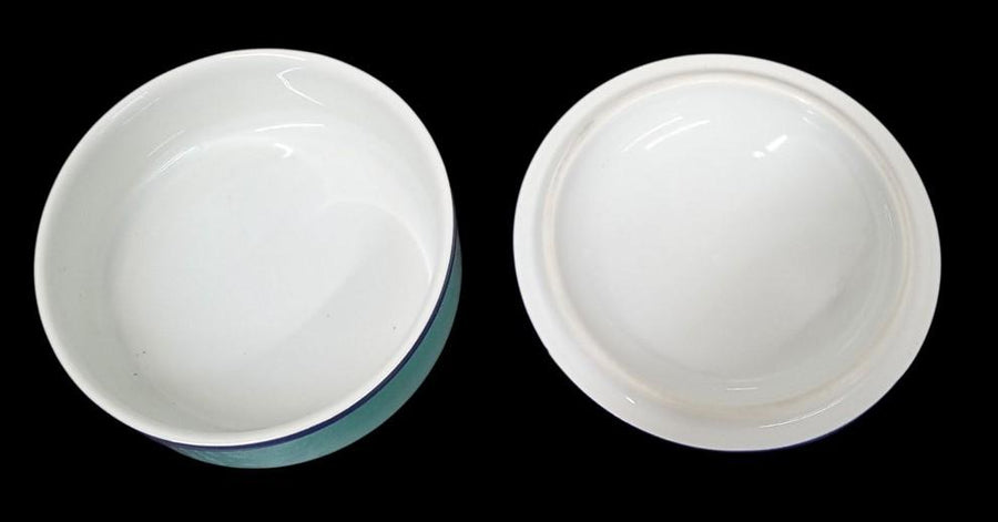 Tiffany & Co Tauck World Discovery Trinket Box/Powder Dish 2000 Retro Nostalgic