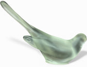 Fenton Satin Frosted Glass Long Tailed Happiness Bird
