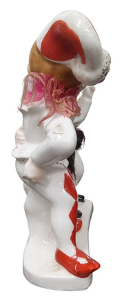 Sonsco Harlequin Jesters Figurine 5" Japan Decorative Collectible Nostalgic