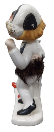 Sonsco Harlequin Jesters Figurine 5" Japan Decorative Collectible Nostalgic