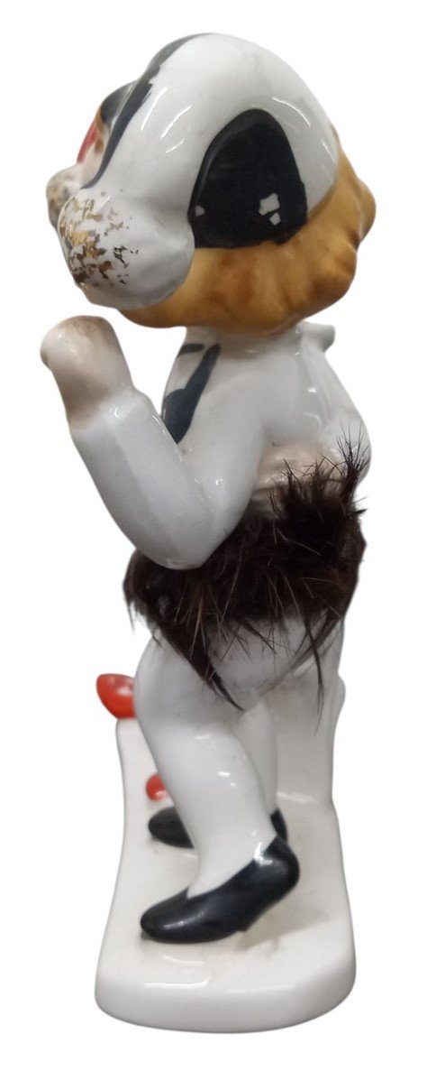 Sonsco Harlequin Jesters Figurine 5" Japan Decorative Collectible Nostalgic