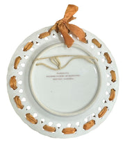 Disneyland Eleanore Welborn RARE 1955 Laced "Main Street" Souvenir Plate