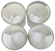 Arby's Currier & Ives Collectible Christmas Glasses 1981 Set Of 4 Retro Festive