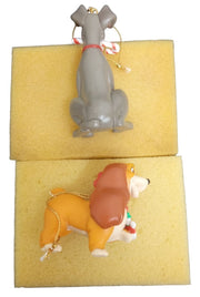 Disney Grolier Lady & The Tramp Christmas Ornaments Retro Festive Decorative