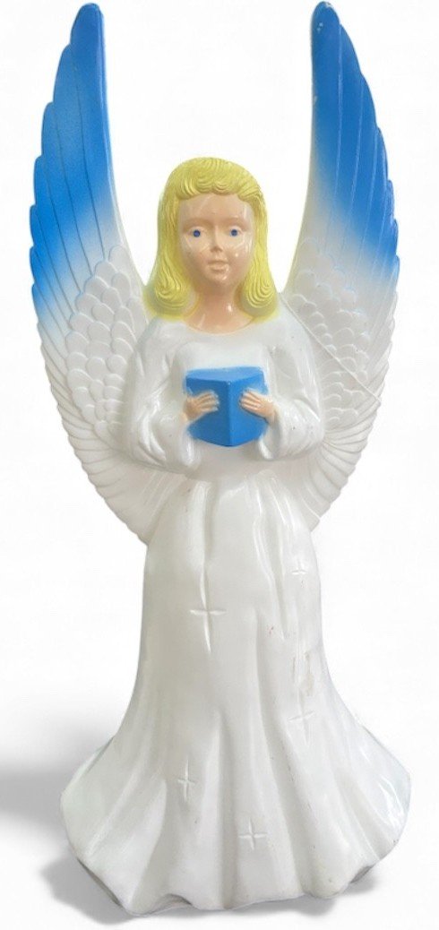 Christmas Vintage Union Products 1988 Angel Blow Mold