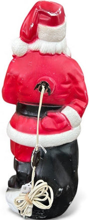 Christmas Empire Plastics 1969 Santa Holding a Bell Blow Mold
